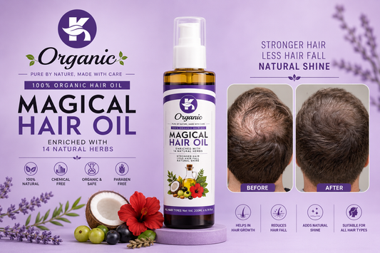 Magical Hair Oil | Natural Hair Growth Oil for Strong & Healthy Hair